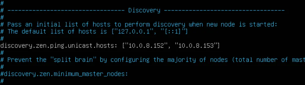 Elasticsearch Discovery Nodes