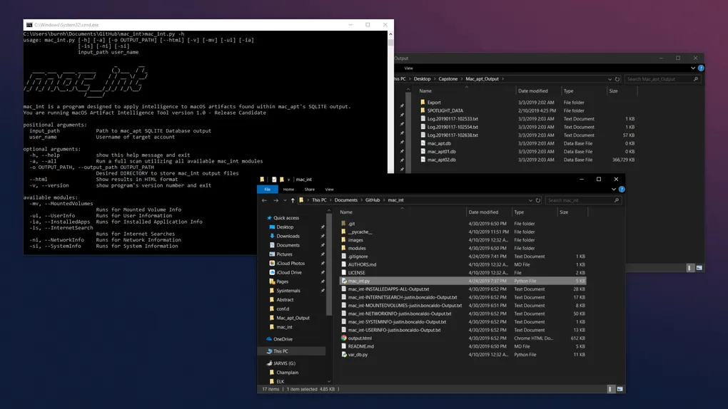 mac_int: macOS Artifact Intelligence Tool