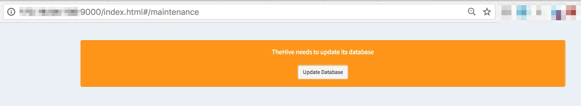 TheHive landing page